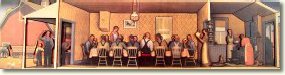 Grant Wood Art Gallery - Dinner for Threshers 3-D Walnut Cutout