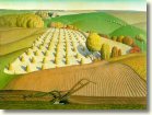 Grant Wood Print - Fall Plowing