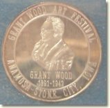 Grant Wood Art Gallery - Silver Grant Wood Coin