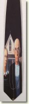 American Gothic Silk Neck Tie