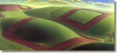 Grant Wood Print - Spring Turning