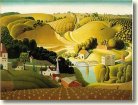 Grant Wood Print - Stone City