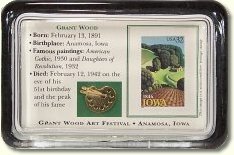 Grant Wood Art Gallery - Grant Wood Young Corn Paper Weight
